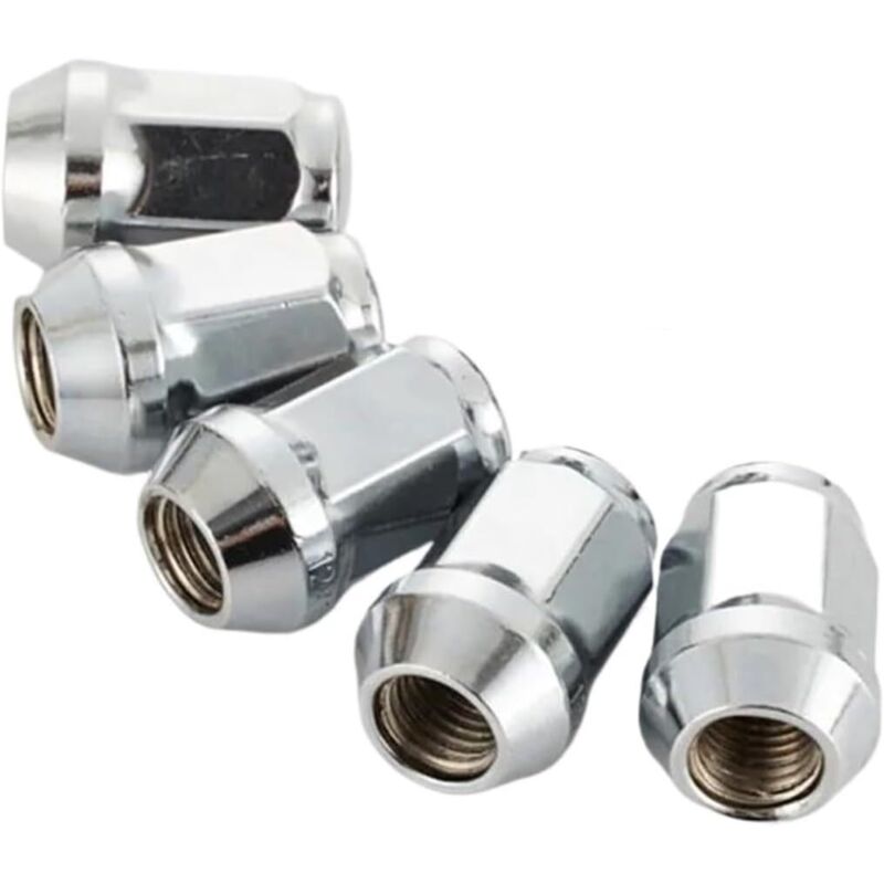 Radmuttern Für Autos, Radnabenbolzenmuttern, 5 Stück (sechskant 19 Mm, M12x1,5)