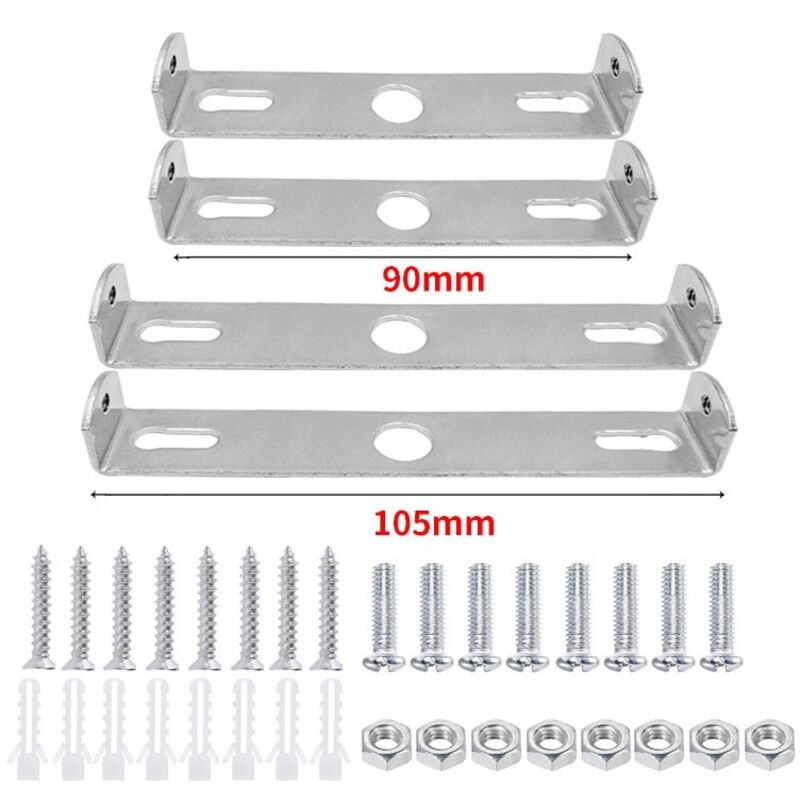 4-teiliges Set Deckenleuchten-montagehalterungen (90 Mm/105 Mm) Für Deckenleuchten