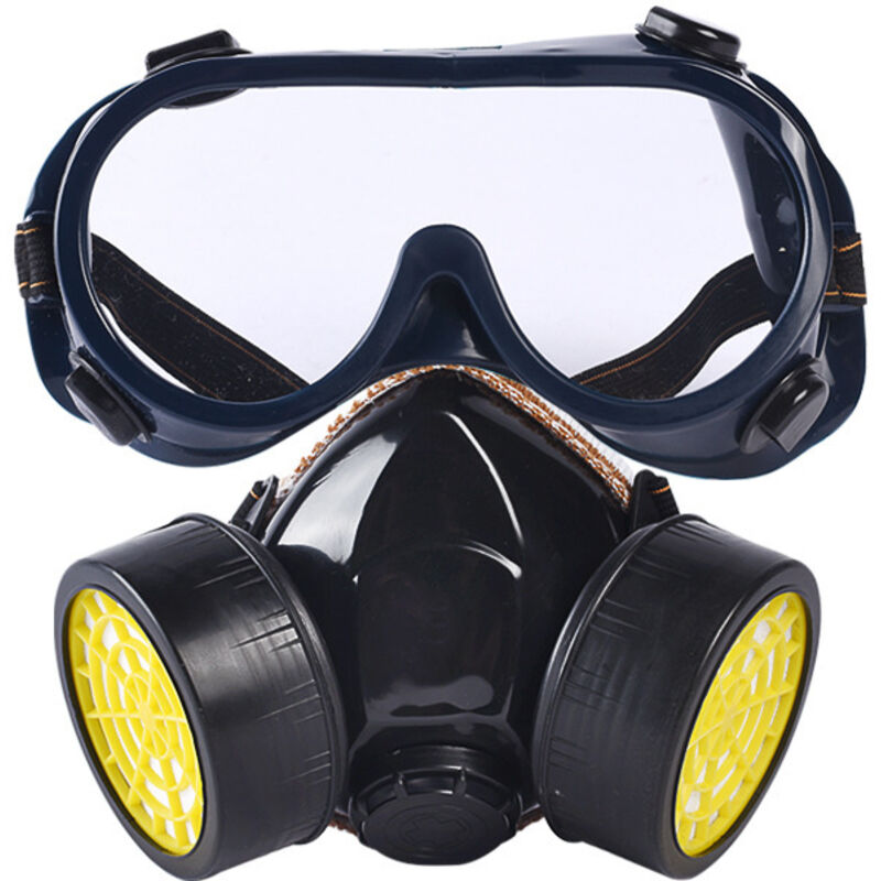 Atemschutzmaske Mit Schutzbrille, Schutzkleidung Für Bau- Und Industrieanwendungen