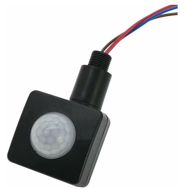 Infrarot-pir-bewegungsmelder Für Den Außenbereich Zur Personenerkennung, Wandmontage, Alarmsystem, Schwarz, 110–240 V