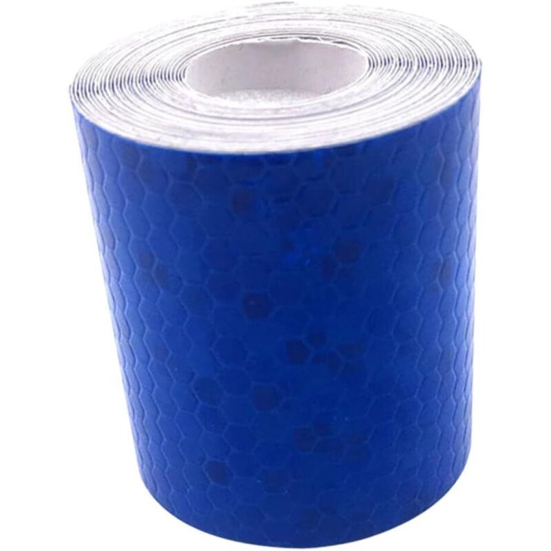 Reflektierende Aufkleber (5 Cm X 3 M), Fahrzeug-sichtbarkeitsstreifen, Reflektierendes Klebeband, Lkw-warnstreifen, Fahrzeugklebeband, Blau