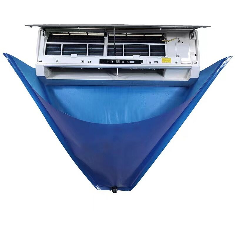 Klimaanlagen-reinigungsset, Das Unverzichtbare Werkzeug Zur Reinigung Von Klimaanlagen, Schutzhülle Für Das Innengerät, Blau, 130 × 65 Cm