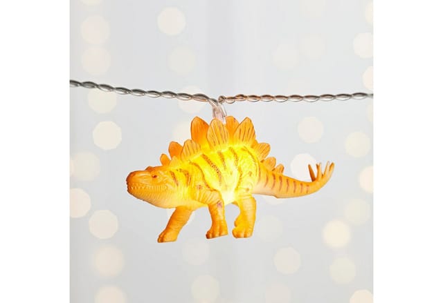 12er bunte Lichterkette Dinosaurier Batteriebetrieb