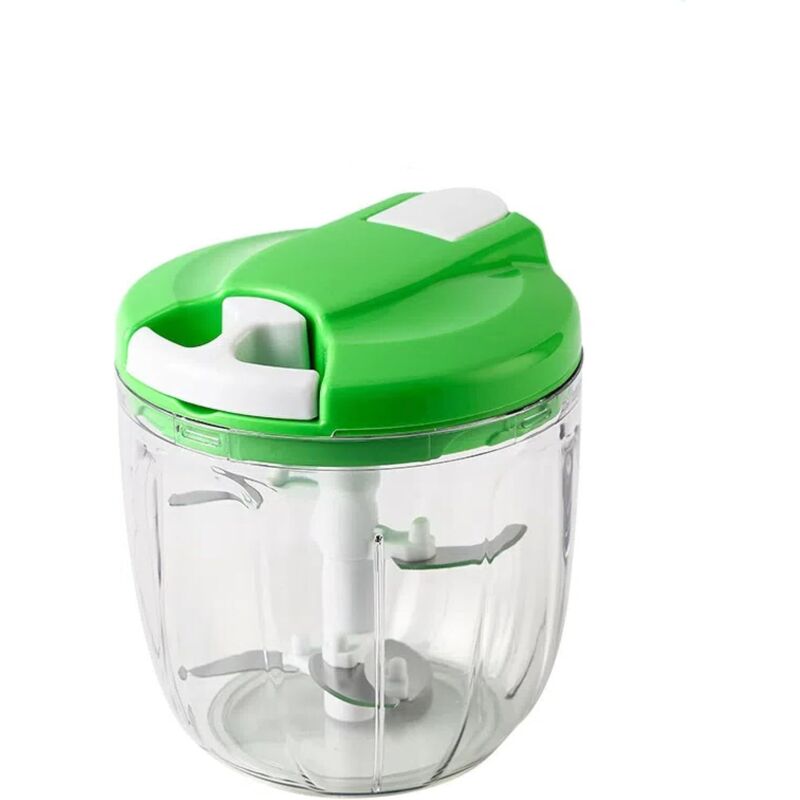 Multifunktionaler Manueller Zerkleinerer, Gemüseschneider, Tragbarer Gemüseschneider, Knoblauch- Und Zwiebelschneider, Perfekt Für Die Küche (900 Ml)