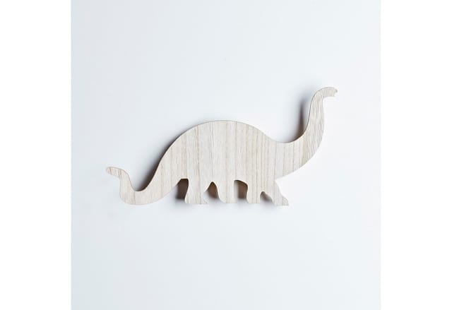 Holz Wandlampe Dinosaurier Diplodocus