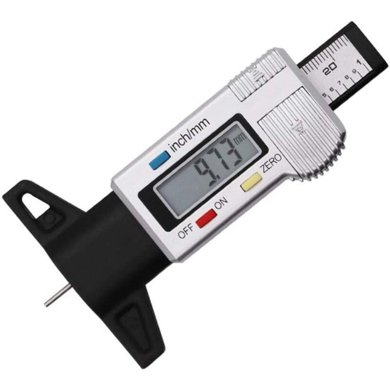 Digitales Reifenprofiltiefenmessgerät Mit Lcd-anzeige 0-25,4 Mm