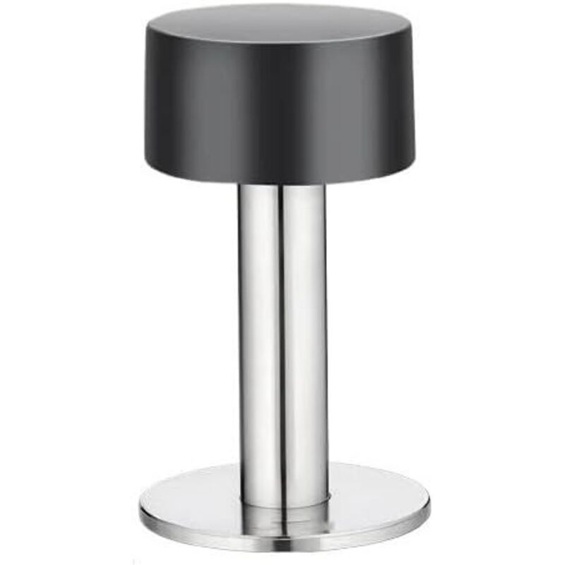 Türstopper Aus Gummi Und Edelstahl, Kein Bohren Erforderlich, Für Boden, Wand, Nägel (silber 80 Mm)