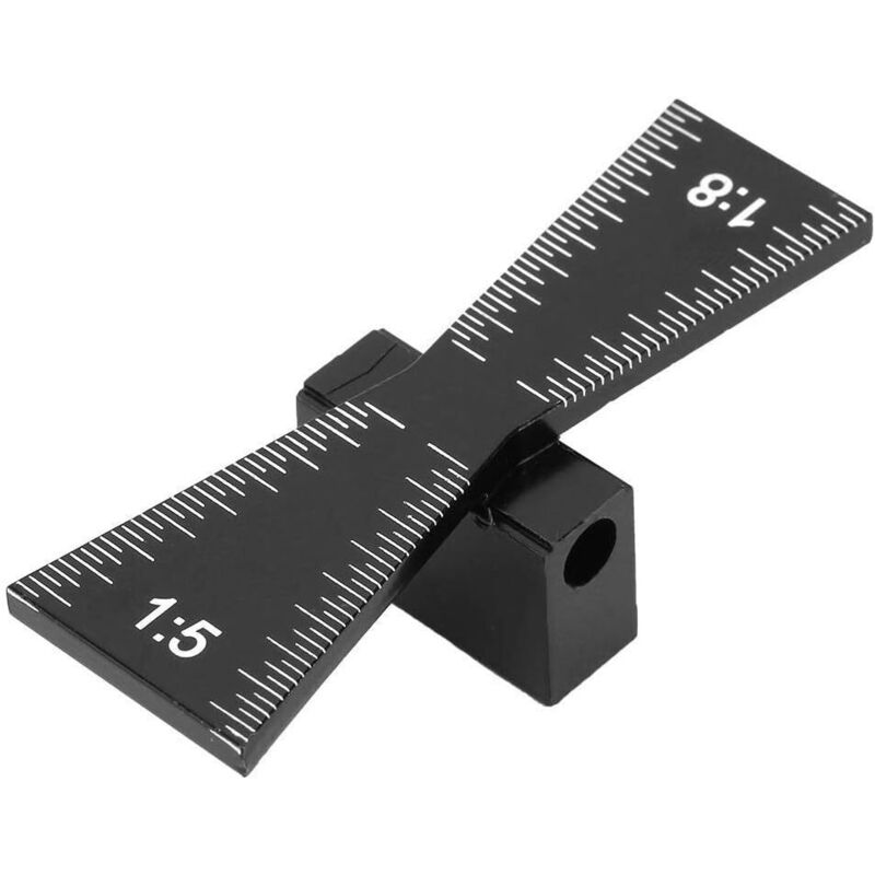 Schwalbenschwanzmarkierer Aus Aluminiumlegierung, Holzbearbeitungswerkzeug, Verbindungslineal Für Holzmarkierungen (1:5 1:8)