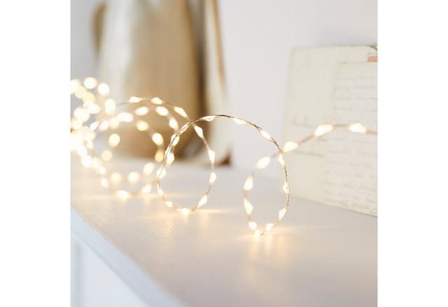 378er LED Micro Lichterkette warmweiß