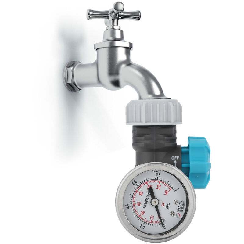 Einstellbares Wasserdruckminderungsventil G3/4 Zoll – Einstellbarer Druck Bis Zu 10 Bar – Einfache Installation Durch Innen-/außengewinde – Für Präzise Bewässerung