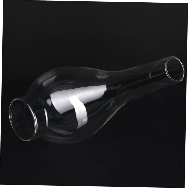 Windfester Glaslampenschirm Für Öllampe, Transparenter Kaminschirm, Schutzhülle Für Vintage-petroleumlampen Im Innenbereich, Höhe: 24,5 Cm