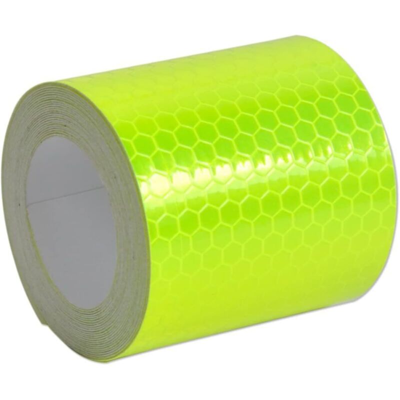 3m X 5 Cm Reflektierendes Warnband, Wasserfeste Reflektierende Aufkleber, Selbstklebendes Sicherheitsband Für Pkw, Lkw, Anhänger, Wohnmobil, Helme, Fluoreszierendes Gelb