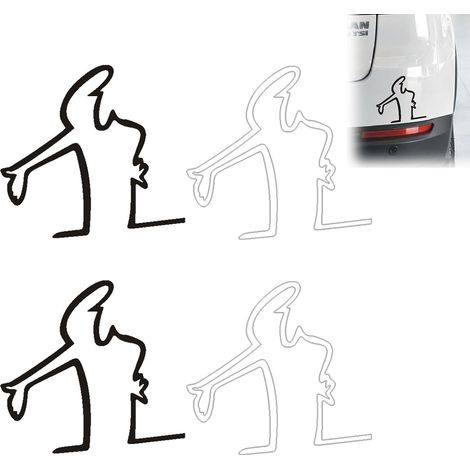 Autoaufkleber, Außenaufkleber Mit Cartoon-design Für Die Karosserie, Kratzschutzaufkleber Für Kühlschrank, Motorrad, Tür, Wand, Computer