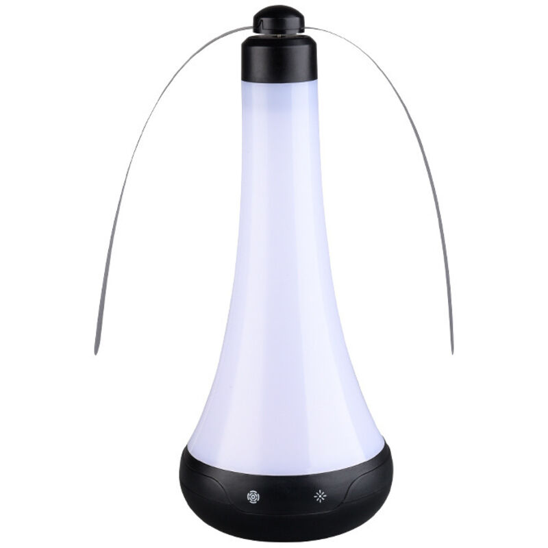 Multifunktionsventilator Mit Laubabweiser, Hängender Fliegenabwehr Für Den Außenbereich, Led, Wiederaufladbar, Touch-steuerung, Mückenschutz