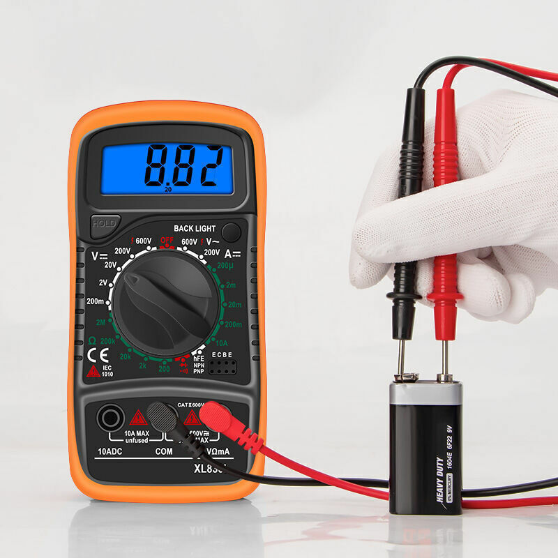 Digitalmultimeter Xl830l, 2000 Zähler, Batterietester, Stromstärke, Spannung, Widerstand