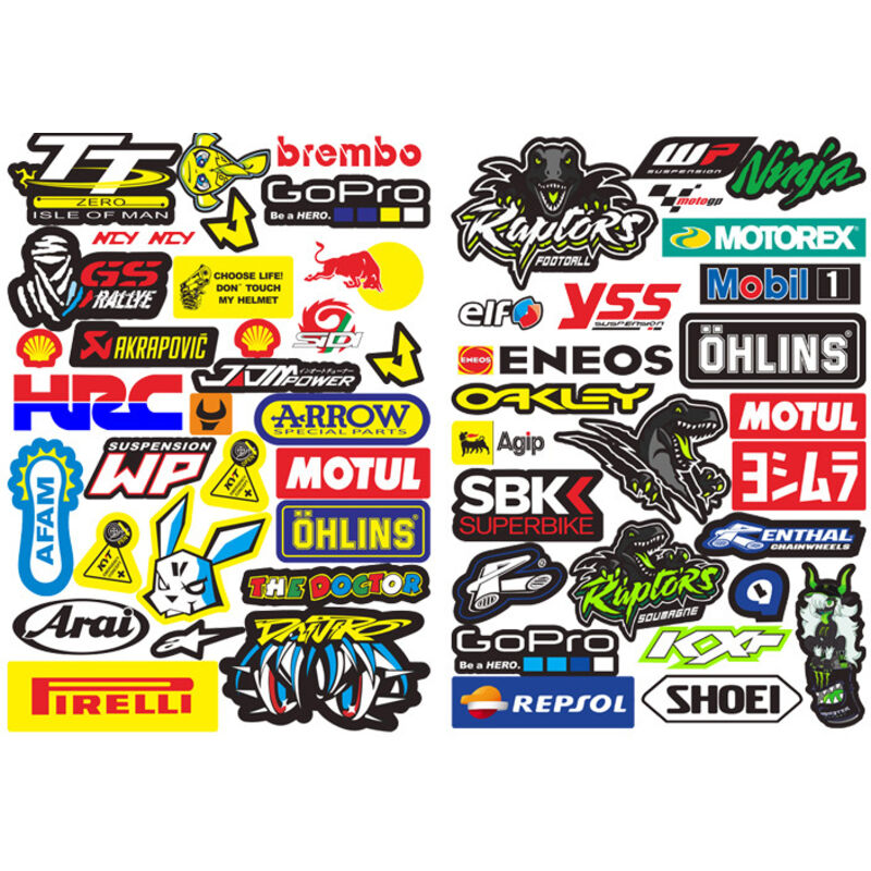 Bögen Mit Humorvollen Auto-/motorradhelmaufklebern, Individuelle Fahrrad-tuningaufkleber Für Sport- Und Motocross-motorräder, Geeignet Für Motorräder, Rennräder, Fahrräder, Skateboards Und Helme