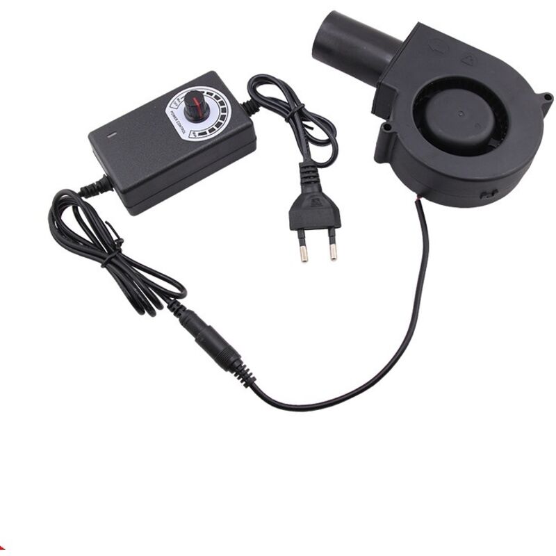 Turbinenventilator, Verstellbarer Radialventilator Mit Drehzahlregelung Und Luftauslass, Für Kamine, Picknicks, Camping, Grillabende, Klimaanlagen Und Belüftung