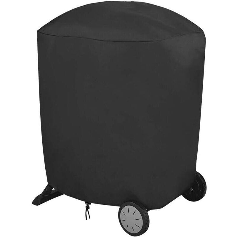 Runde Grillabdeckung, Strapazierfähige 420d Oxford-plane, Staubdicht, Uv-beständig, Regendicht, Feuchtigkeitsbeständig, Für Garten Und Terrasse, Inklusive Aufbewahrungstasche (75 X 70 Cm)