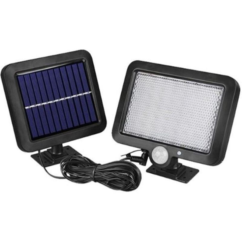 Universelle Solar-außenleuchte, Ip65 Wasserdichte Kabellose Wandleuchte Für Garten, Garage, Hof, Treppe, Terrasse, Farbe: 56 Leds
