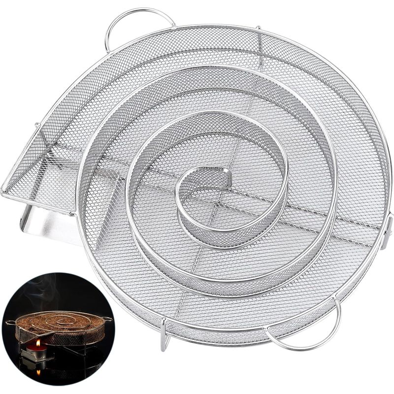 Kaltrauchgenerator, Kaltrauchspirale Zum Räuchern Von Fleisch Und Fisch, Edelstahl, Geeignet Zum Kalträuchern In Räucheröfen, Grills, Grillgeräten Usw. (klein)