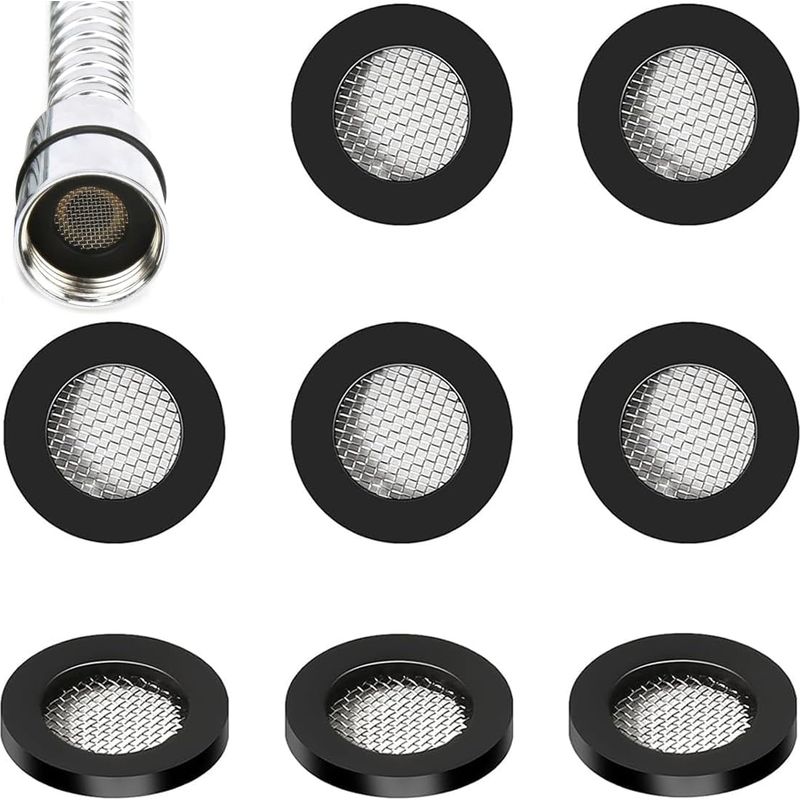 8 Stück Edelstahl-dichtungsgummischeiben, Edelstahl-filtergewebedichtung, Gummidichtung O-ring-filter (19×11,5 Mm)
