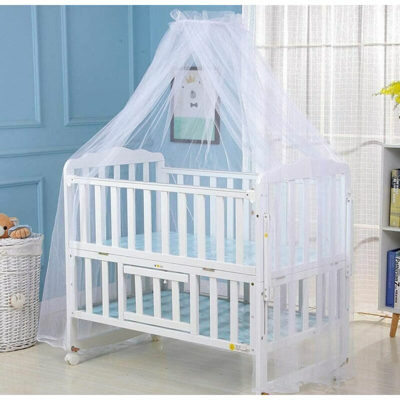 Baby-moskitonetz, Babybett-himmel Aus Polyester, Prinzessinnen-moskitonetz Für Neugeborene, Multifunktionale Kuppel, Komfortabel, Atmungsaktiv Und Langlebig Für Den Innen- Und Außenbereich (160 X 420)
