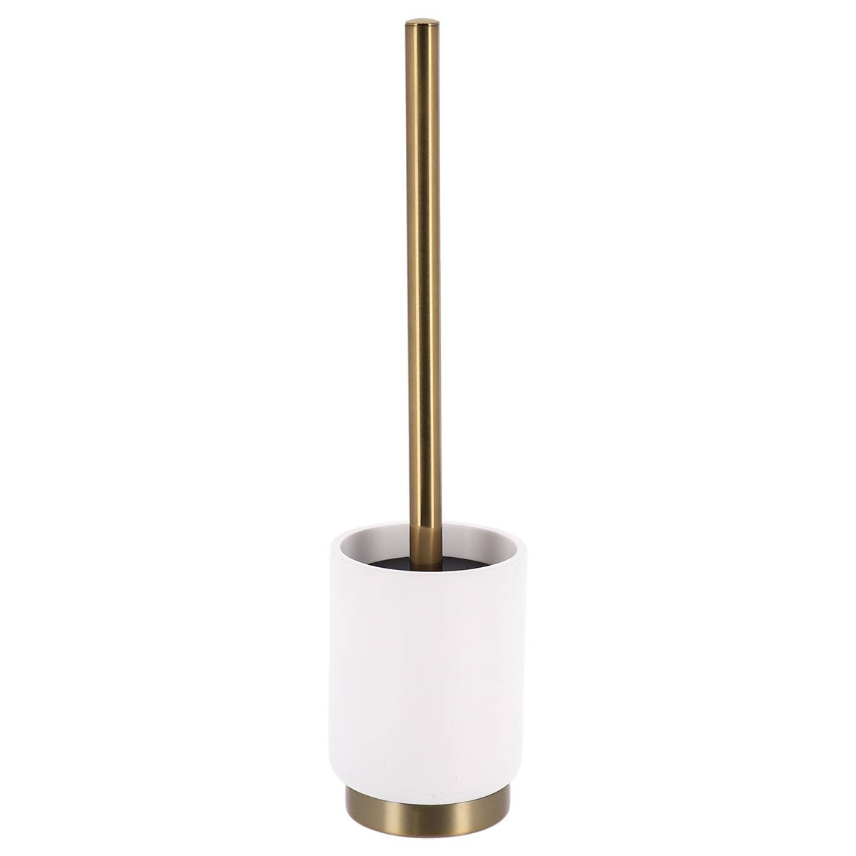 Arusha Gold Wc-bürste Aus Polyresin – Weiss - Tendance