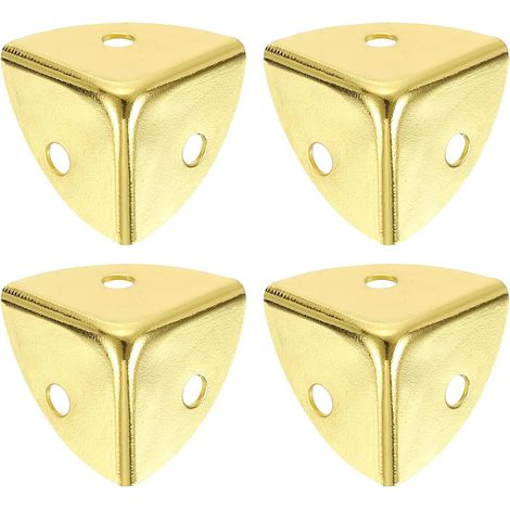 40 Mm Gepäckecken Aus Vernickeltem Stahl, Antikollisions-eckenzubehör Für Gepäck (gold)