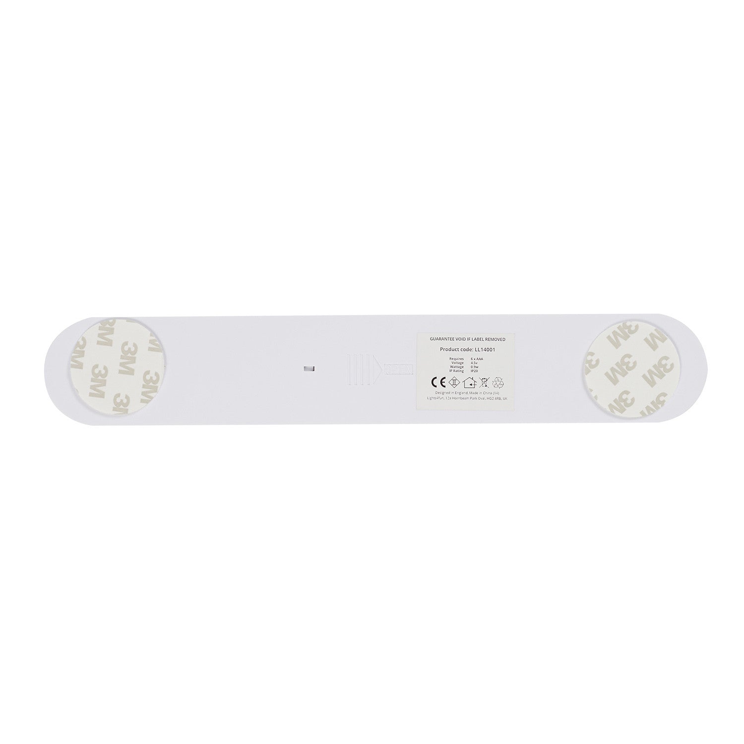LED Touch Leuchtleisten 2er Set warmweiß Batteriebetrieb 28cm Bild 3