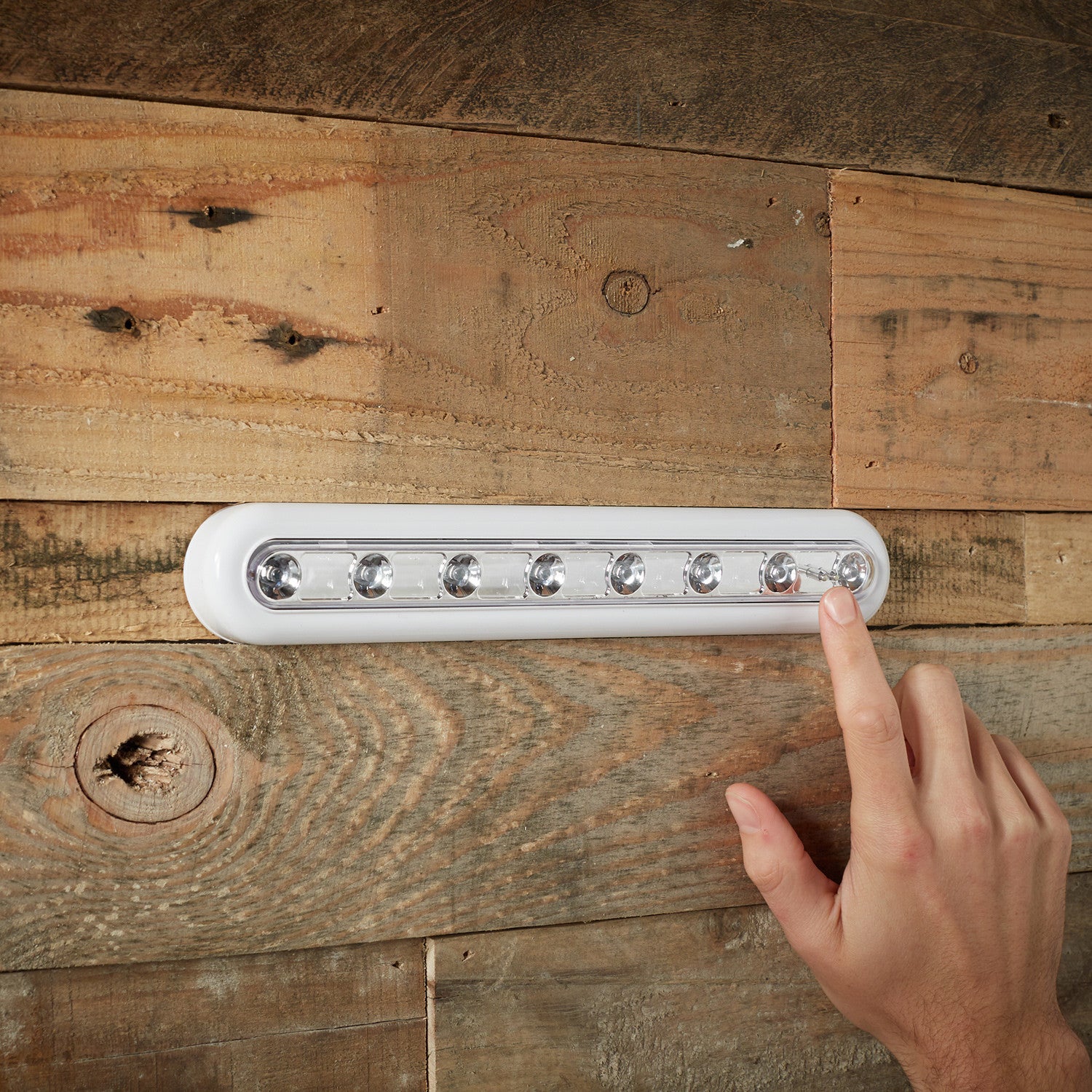 LED Touch Leuchtleisten 2er Set warmweiß Batteriebetrieb 28cm Bild 4