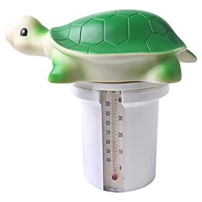 Pool-chlordosierer Mit Thermometer, Schwimmender Chlordosierer Für Whirlpools, Automatischer Pool-chlordosierer, Für 500-g-tabletten (7,6 Cm), Sonnenschutz, Bruchfest