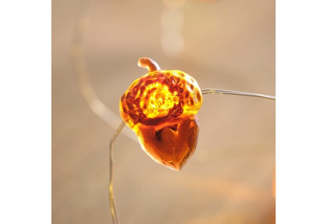 30er Lichterkette Herbstfarben
