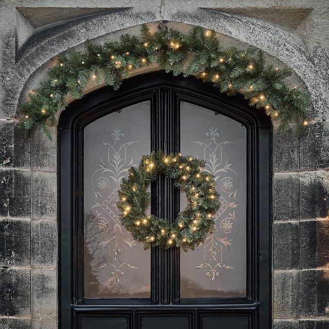 Outdoor Weihnachtsdeko-Set mit Beleuchtung
