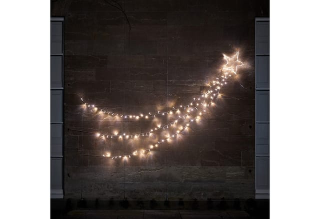 Weihnachtsdeko außen Bicolor LED Sternschnuppe