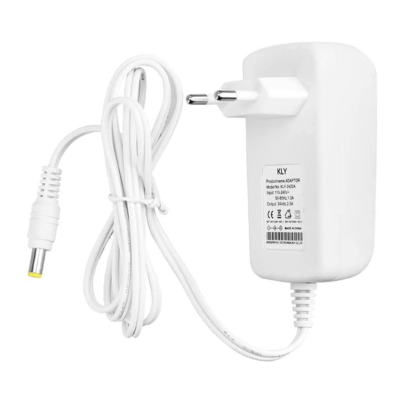 X 12-v-netzteil – 0,6-a-ladegerät – 5,5 X 2,5 Mm Stecker – Überspannungsschutz – Für Haushaltsgeräte – Weiß