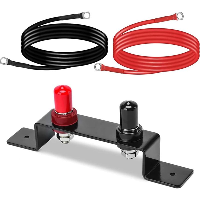 Starthilfe-set, 120 Cm Kabel, Reinkupfer, Pvc-halterung, Für Utvs Und Atvs