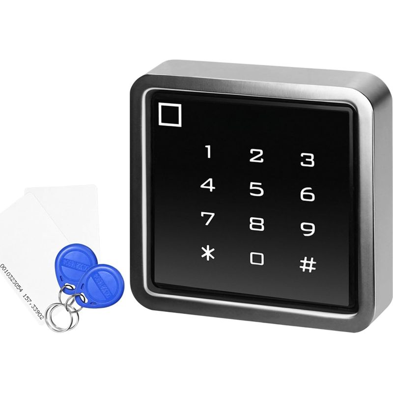 Digitales Torbedienfeld, Touch-tastatur, Rfid-lesegerät, Tuya Wi-fi, Ip65, Aluminium, Außenbereich