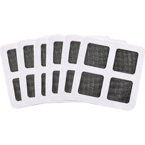 24 Stück Moskitonetz-reparaturband, Moskitonetz-reparaturflicken, Fensterreparaturset, Klebe-moskitonetz-reparaturset (6-teilige Packung)