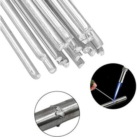 Schweißstäbe, 20 Stück 2,0 Mm Niedertemperatur-aluminium-schweißelektroden - Leichtschmelzende Schweißstäbe - Korrosionsbeständig (33 Cm)