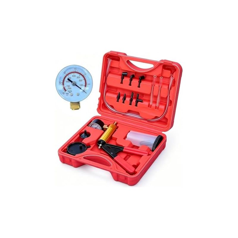 Manuelles Vakuumpumpen-set Mit Absauger, Manometer Und Prüfgerät, Bremsenentlüfter – Für Reparatur, Wartung, Ölwechsel, Kfz-werkstatt, Garage, Zuhause