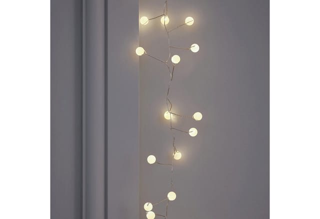 1,5m Cluster Micro Lichterkette Kugeln