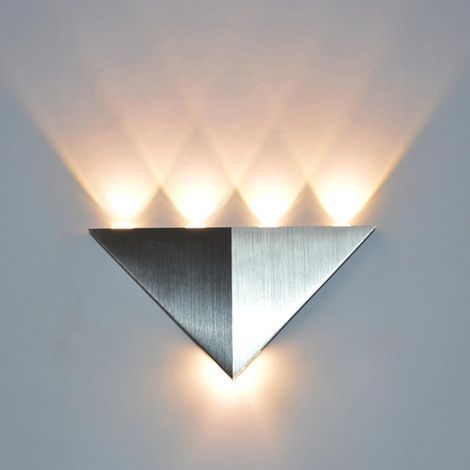 Dreieckige Led-wandleuchte / Moderne Minimalistische Aluminium-wandleuchte / Kreative, Elegante Und Individuelle Leuchte (5w)