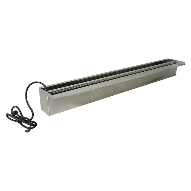 Ubbink Niagara 90 LED Wasserfall Element Edelstahl Beleuchtet