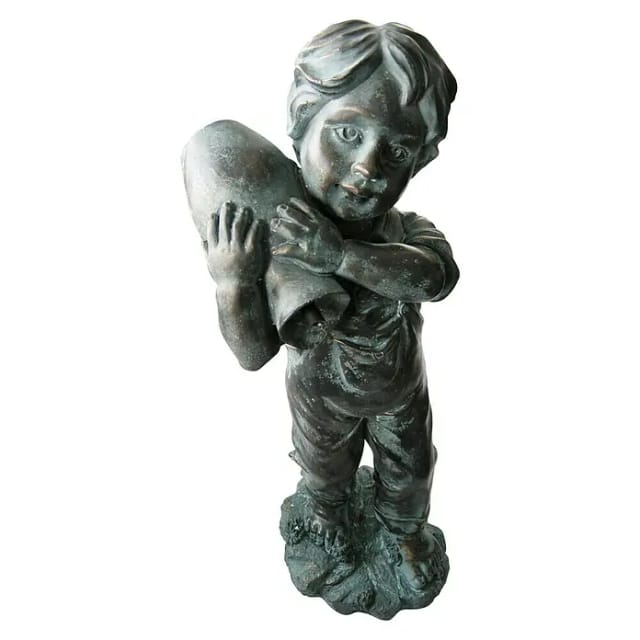 Ubbink Yannick Wasserspeier Teichfigur Bronze-Optik 48cm