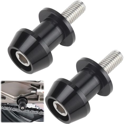 Stück 8 Mm Motorradrahmenschleifer Aus Aluminiumlegierung, Schützen Sie Ihr Motorrad Mit Diesen Universellen Schwingenschleifern, Schrauben Inklusive, Robustes Zubehör Für Motorradbegeisterte