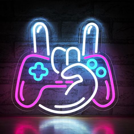 Neonlichter Für Gamer, Ideal Zur Dekoration Von Gamerzimmern, Led-neonlichter Für Videospiele, Wanddekorationen Für Spielzimmer.