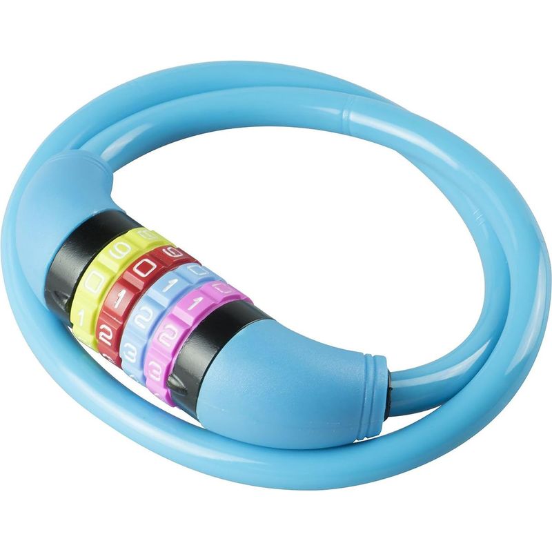 Kindersicherheits-codeschlosskabel, Blauer Stahl, Für Fahrräder Und Roller