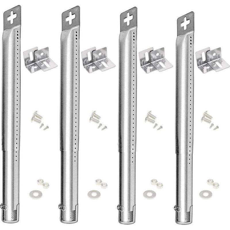 Universelle Brenner (31–45 Cm) Als Ersatzteile Für Gasgrills Der Marken Landmann, Tepro, Blooma, Campingaz, Outback, Taino Und Barbecook. Brenner-ersatzteile Aus Edelstahl Für Grills.