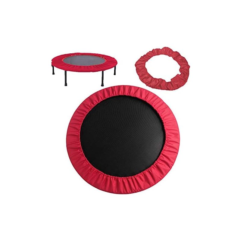 Universelle Trampolin-sicherheitsmatte, Federschutz, Für Trampoline Mit 91 Cm Durchmesser, Uv-beständig, Reißfest, Rot, 122 Cm Durchmesser