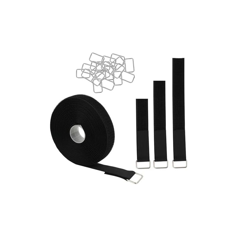 M X 2,5 Cm Verstellbare, Wiederverwendbare Kabelbinder/-bänder, Leistungsstarke, Wiederverwendbare Klebebänder Zur Kabelführung, Sicherheitsgurtverlängerung, Heimwerkerbedarf Und Aufbewahrung -